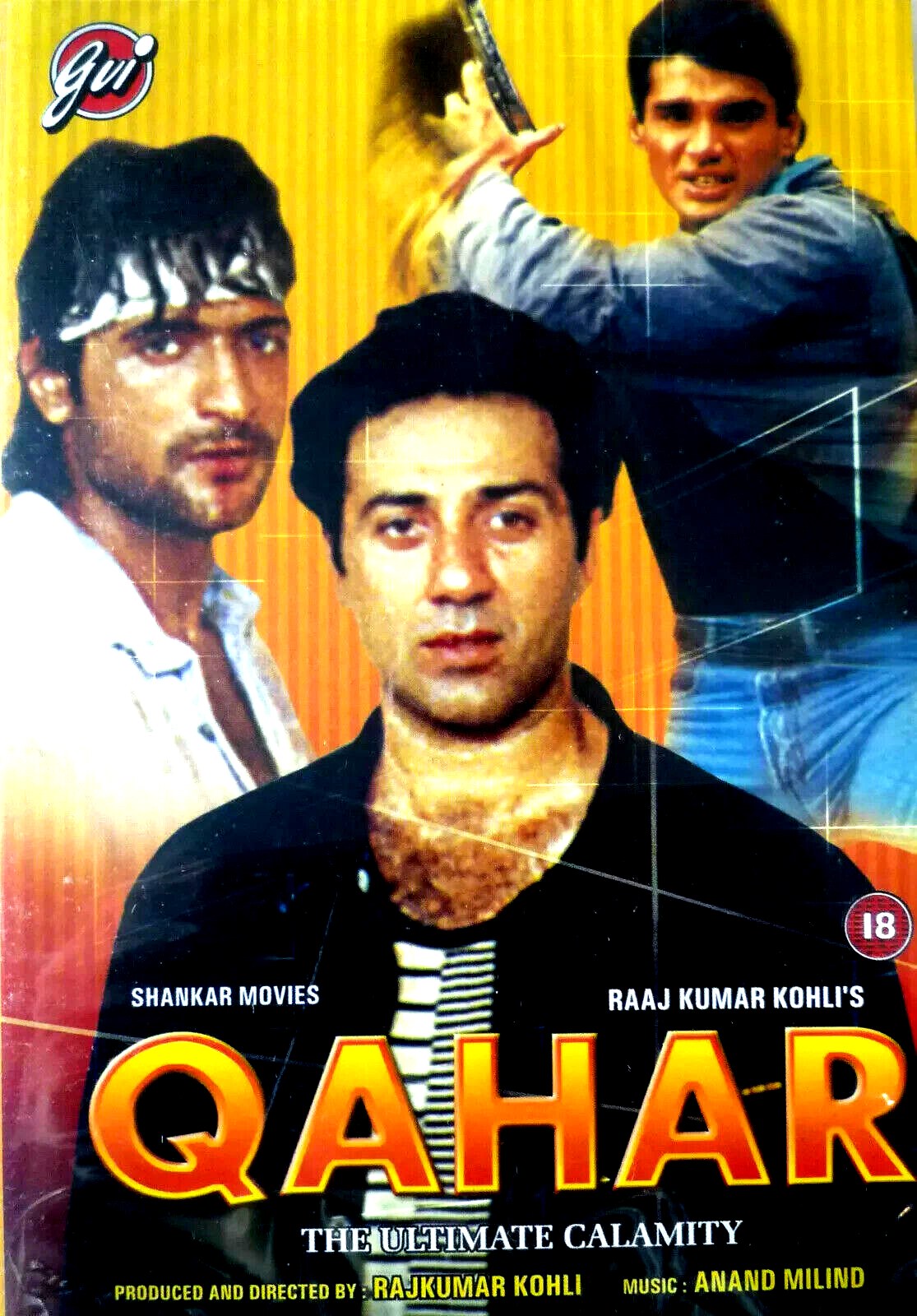 QAHAR - SUNIL SHETTY, SUNNY DEOL, RAMBA - NEW BOLLYWOOD DVD - ENGLISH SUBTITLES