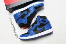 2022 NIKE AIR JORDAN 1 RETRO HIGH OG DARK MARINA BLUE BLACK 555088-404 MEN
