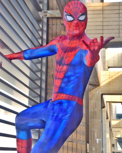 Classics Spider-Man Overall Cosplay Kostüm Superheld Männer Bodysuit Halloween - Bild 1 von 25