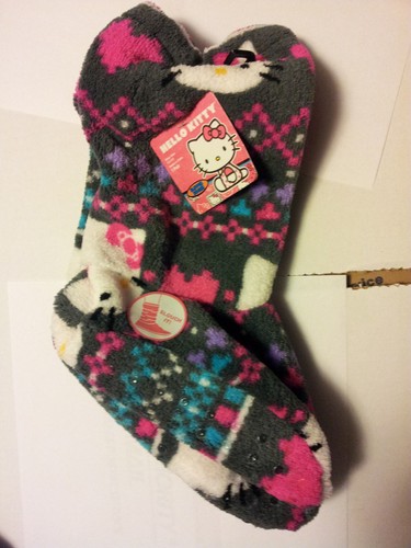 Calze ciabatte Hello Kitty House adatte per scarpe 7,5-3,5 più colori fondo impugnatura - Foto 27 di 41