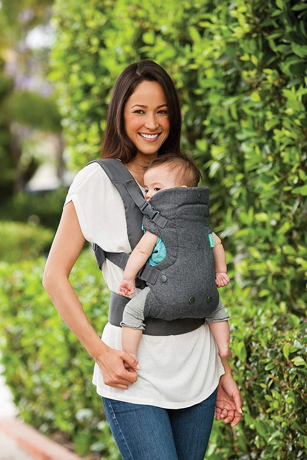 Flip Advanced 4-in-1 Convertible Baby Carrier Newborn to Toddler with Bib