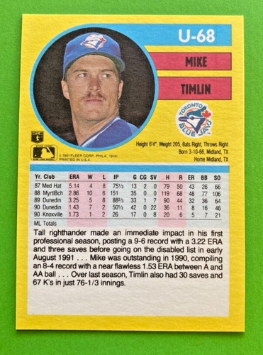 Fleer Baseballkarten 1991. Wählen Sie aus, was Sie brauchen, um Ihr Set zu vervollständigen. - Bild 117 von 239