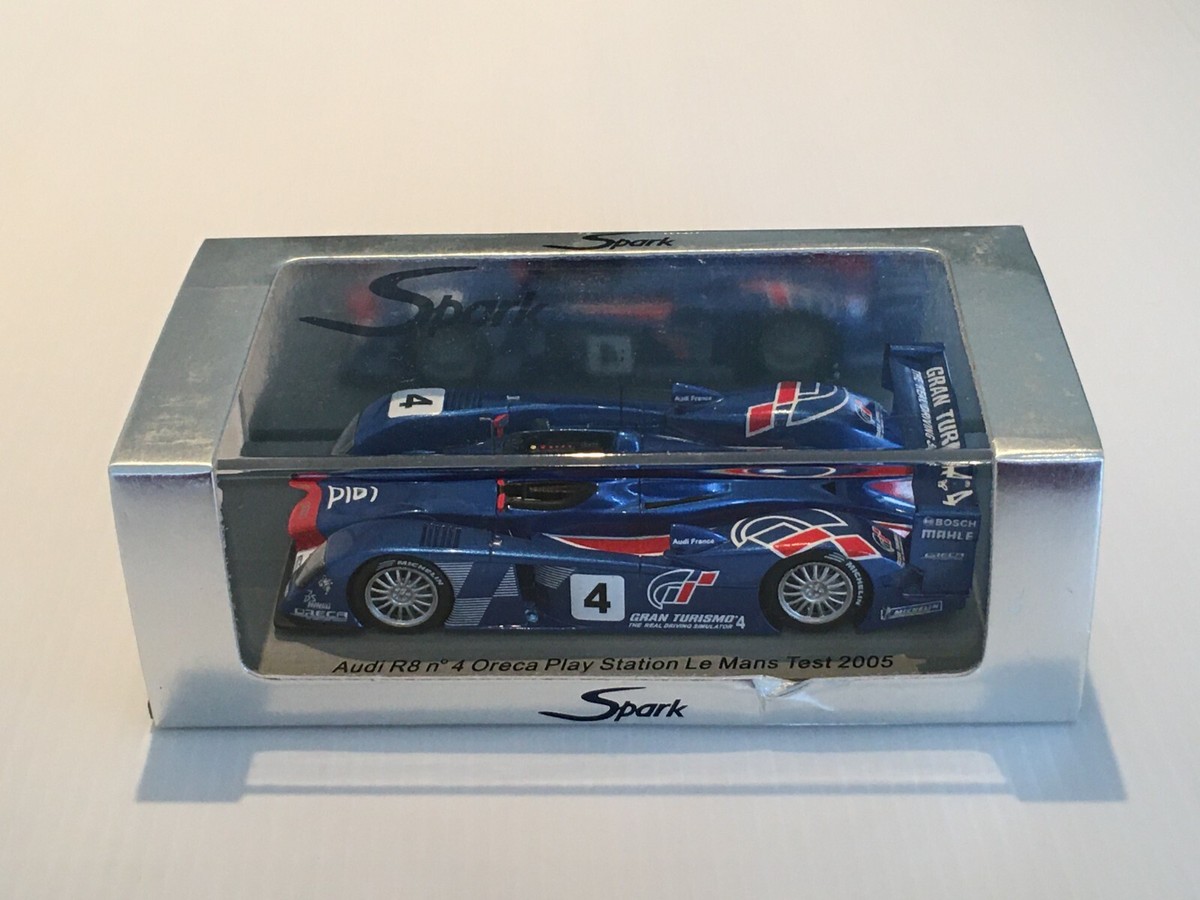 ミニカー Spark 1/18 Audi R8 PlayStation LM2005 Spark 1/18 2005 Audi R8 Oreca Playstation 4th LM 2005 Le