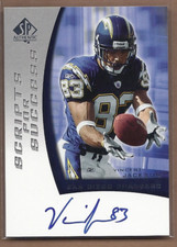 A2829- 2005 SP Authentic Scripts for Success Autographs #SSVJ Vincent Jackson 