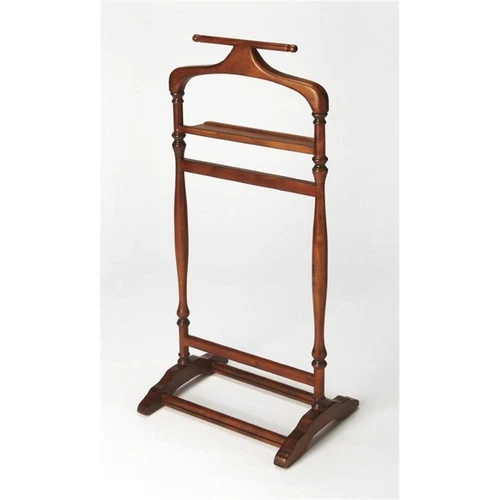 Butler Specialty Company Judson Wood Valet Stand In Olive Ash Burl - Picture 1 of 2