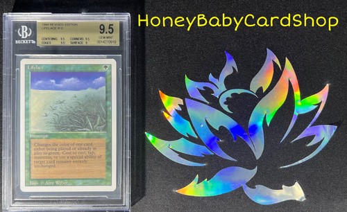 MTG 3rd Edition Revised 1994 Lifelace BGS 9.5 GEM MINT Old School 93/94 - Picture 4 of 6