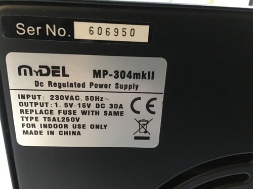 Alimentation 30 ampères Mydel MP-308MkII - Photo 4/5