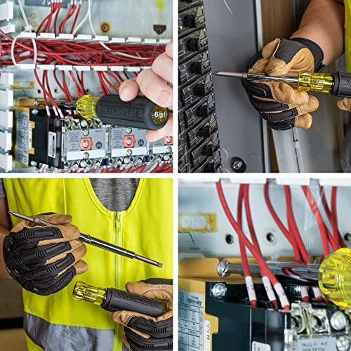 Klein Tools 32559 Multi-bit Screwdriver / Nut Driver, Extended Reach 6-in-1 Tool - Picture 3 of 5