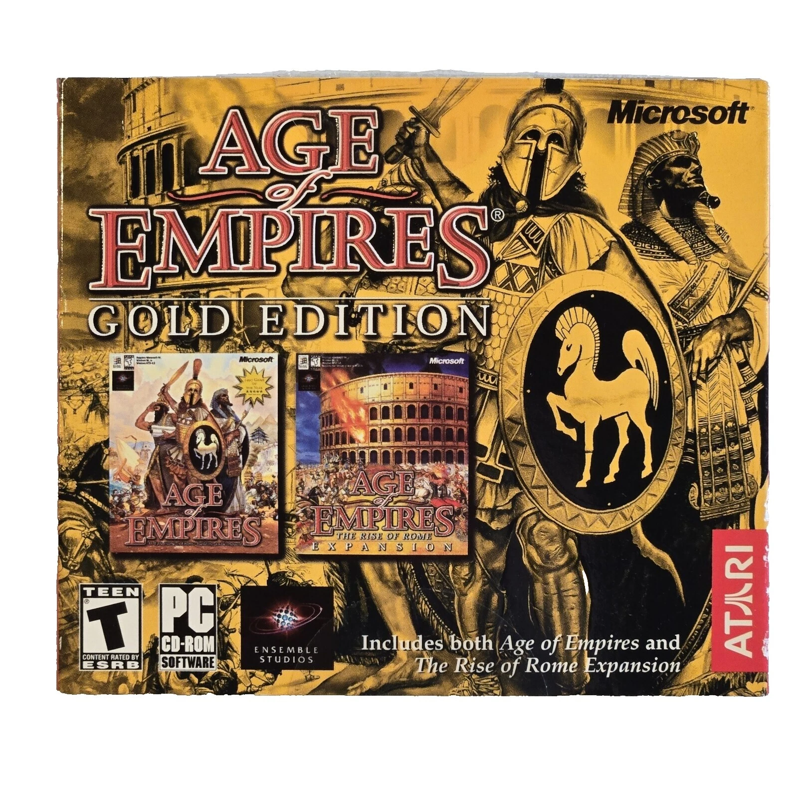 Age of Empires Strategy Video Games with Manual