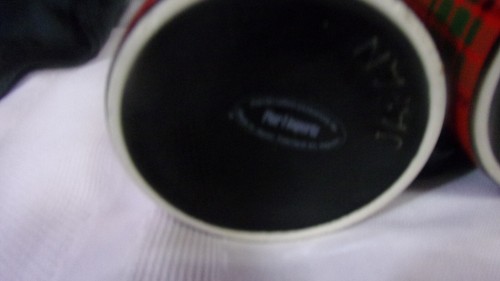 [3] Pier 1 IMPORTS Plaid Red Green Black Tartan 12oz Tea Coffee Cocoa MUGS - Picture 8 of 8