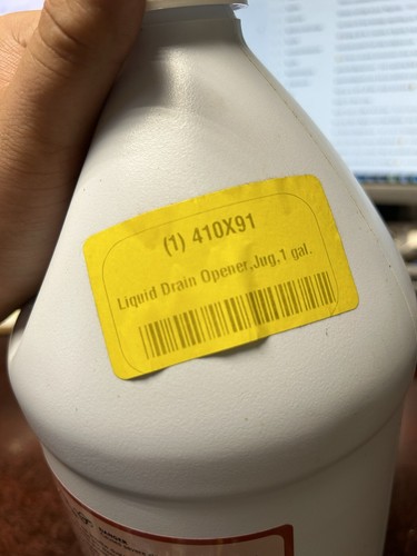 NU-CALGON Liq Drain Opener,Jug,1 gal,Liq 410X91 1PK - Picture 8 of 9