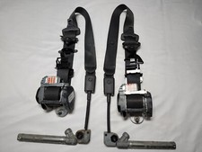 2012 - 2017 Gmc Terrain Denali Drivers Passengers Front Seat Belts Oem Black 2012 - 2017 Gmc Terrain Denali Drivers Passengers Front Seat Belts Oem Black