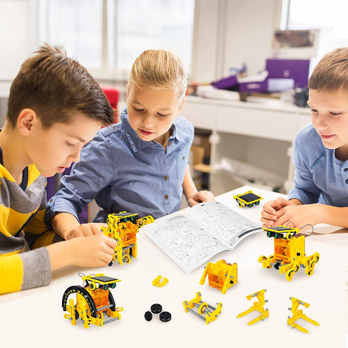 13-In-1 STEM Solar Robot Toys Kit for Kids, DIY Building Science Learning Educat - Picture 6 of 12