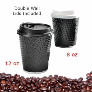 500 x 4oz White 118ml Single Wall Paper Coffee Cups Disposable Hot Cups Takeaway