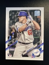 2021 Topps Update #US7 Luke Raley RC Dodgers