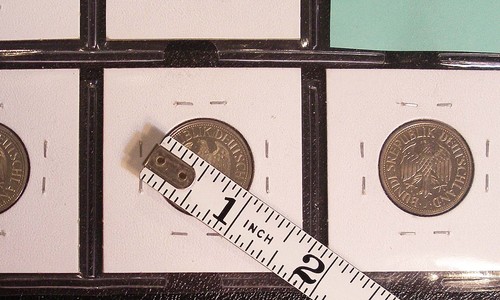 Lote de 7 monedas diferentes de 1 marco de ALEMANIA 1956 a 1979 KM-110 #14992 - Imagen 3 de 5