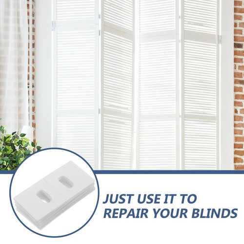 30 Pcs Curtain Repair Stickers Blind Fixers Vertical Blinds Tabs Kit for - Bild 5 von 12