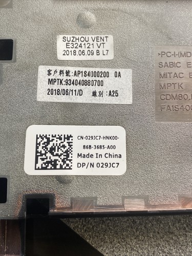 OEM Dell Latitude 5590 15.6" - Marco de montaje medio - 029JC7 - Imagen 5 de 5