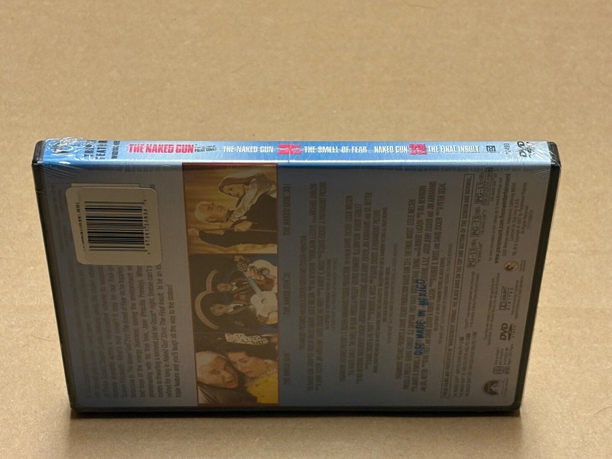 The Naked Gun Triple Feature DVD Leslie Nielsen Sealed New
