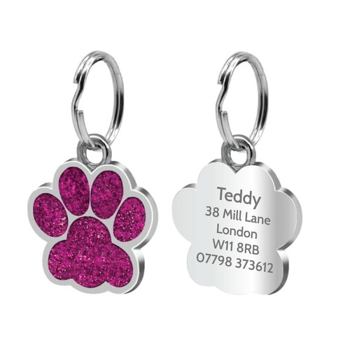 Dog Tag Engraved Pet Tags Personalised ID Tags Name Disc Animal Cat Collar Tag - Picture 14 of 19