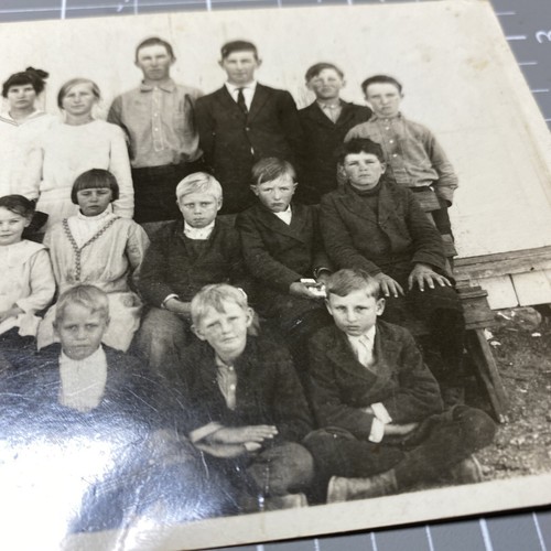 Central Texas Vintage Photo class photo children teacher rural #0413 - Picture 7 of 22