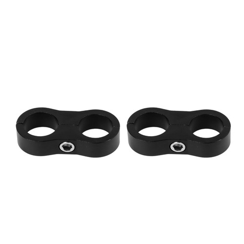 4AN Nylon Braided E85 PTFE Fuel Line 10ft 8 Fittings Separator Clamp Hose Kit - Foto 11 di 12