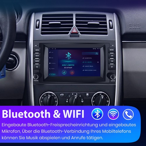 Autoradio 7" per Mercedes Benz Sprinter B200 W245 B170 W169 2 din navigatore GPS WIFI - Foto 3 di 8