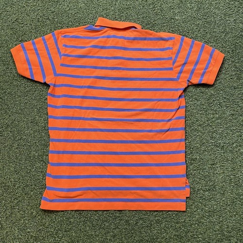 Ralph Lauren Shirt M 00s Y2k PRL Polo Striped Small Pony Collared Tee - Picture 6 of 9