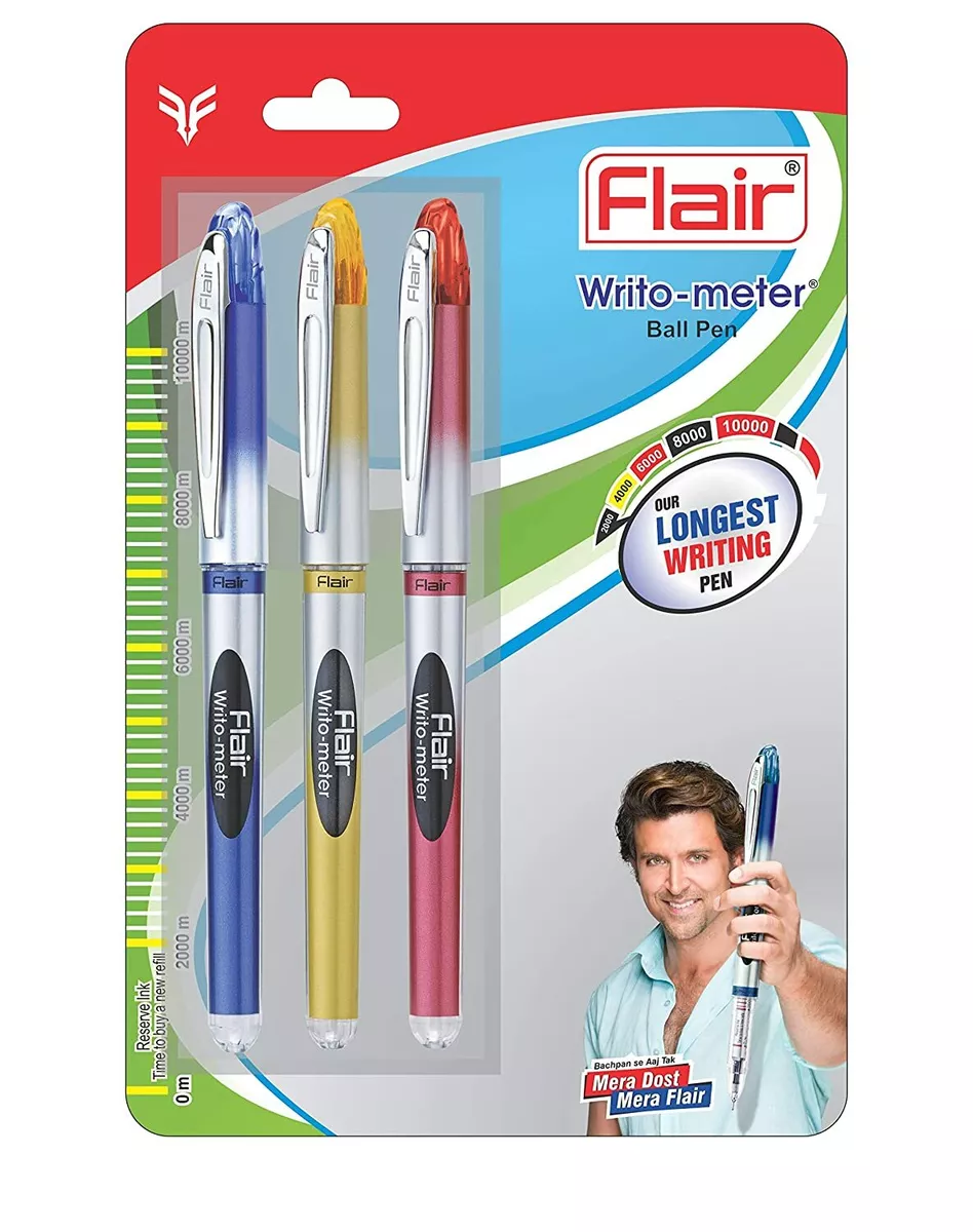 Flair Writo meter Ball Pen 15 pens by FLAIR eBay