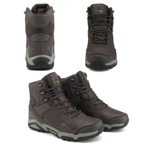 NORTIV8 Men's Waterproof Hiking Boots Trekking Work Outdoor Slip Resistant Shoes - Picture 9 of 11