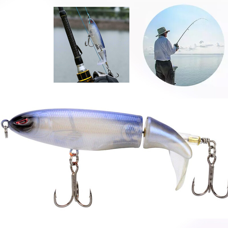 Fishing Topwater Lures Fishing Lure Rotating Tail Bait Tackle Pike