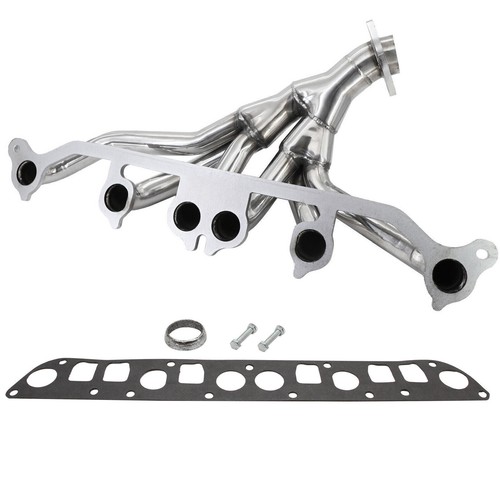 for 91-03 Jeep Wrangler YJ TJ 4.0L l6 Sahara Renegade Manifold Header StainlesYg - Picture 3 of 10