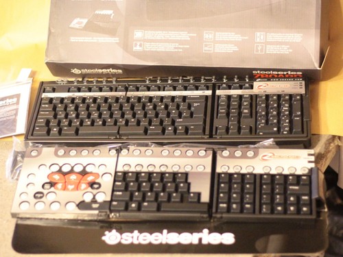 RARE SteelSeries ZBoard Gaming Keyboard + keyset. complete - Picture 4 of 15