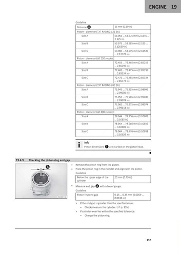 GasGas Gas Gas Service Workshop Shop Manual Repair Book 2023 TXT GP 300 US - Picture 21 of 24