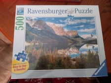 NEW SEALED Ravensburger Beautiful Vista 500 Large Piece Jigsaw Puzzle Mountains