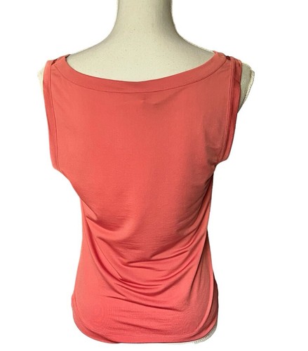 Doncaster Silk Stretch Scoop Neck Tank Top Size Medium Sleeveless Blouse Shell - Picture 4 of 8
