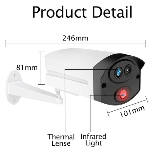 Fever Screening Thermal Face/Body Temperature Scanner IP Camera Bi-Spectrum - Picture 8 of 11