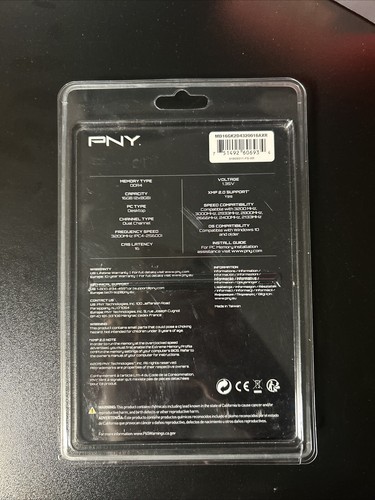 PNY XLR8 Gaming 16GB (2x8GB) DDR4 3200mhz   Gaming RAM - Picture 2 of 2