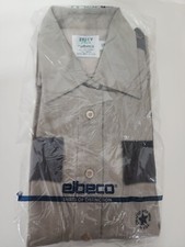 Elbeco Uniform Shirt Duty Plus Size 40 Short Sleeve Beige And Brown