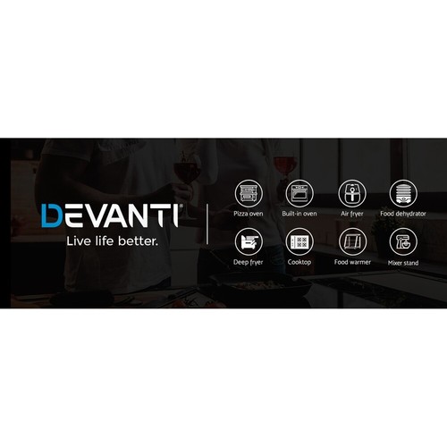 Devanti Ceramic Cooktop 60cm Electric Cooker 4 Burner Stove Hob Touch Control - Picture 2 of 11