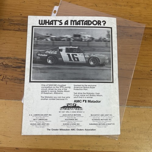 Vintage 1975 Governors Cup 250 Wis. State Fair Speedway Auto Racing Program - Picture 4 of 4