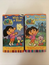 Dora the Explorer - Dora Saves the Prince & Wish on a Star (VHS, 2002) (Bin 3)