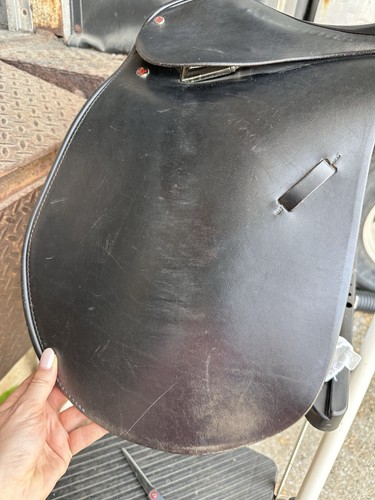 USED Courbette Royale All Purpose Close Contact Black Saddle 17.5 Germany - Picture 16 of 16