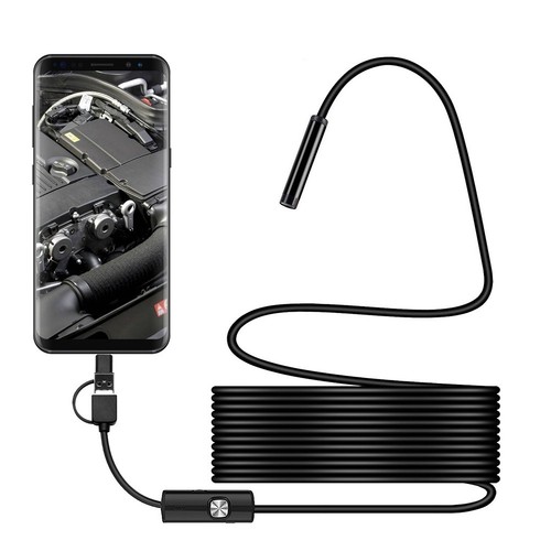 LED Lighted Boroscope Inspection Tool Flexible Design for Tight Spaces Use - Zdjęcie 3 z 5