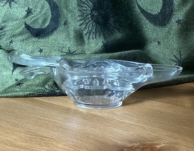 Mini Fruit Juicer Manual Hand-Press Lemon Squeezer Manual, Clear, Fits in Drawer