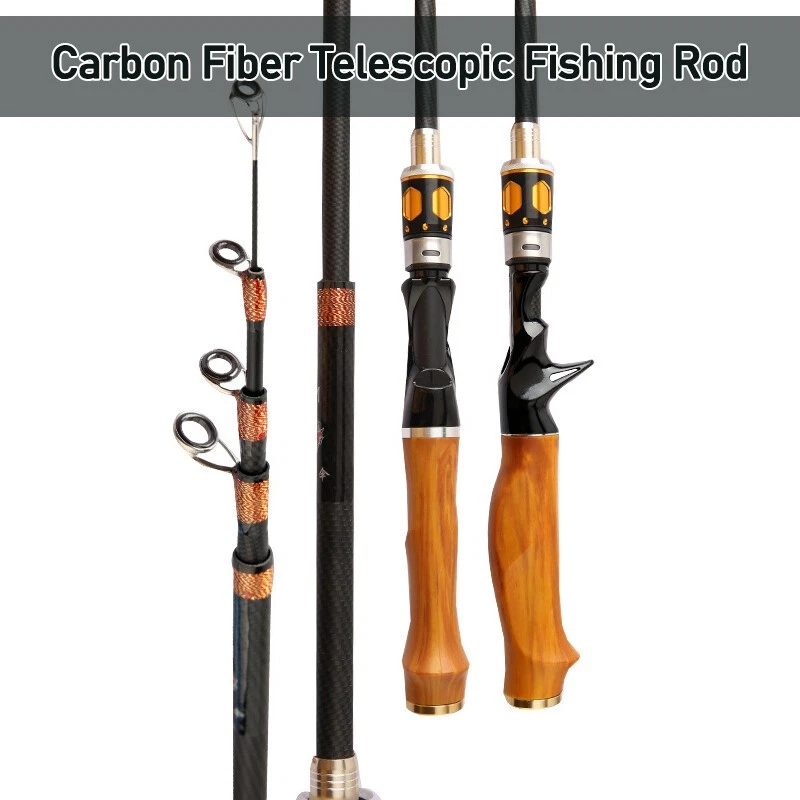 1.8-2.7M Telescopic Fishing Rod Casting/Spinning Reel Carbon Fiber Pole
Opens in a new window or tab