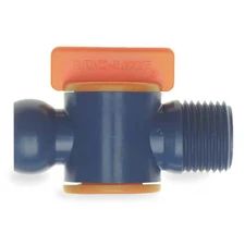 Loc-Line Male NPT Valve,1/2 In,PK2 32092 Loc-Line 32092 1/2 in NPT 662633320926