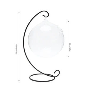 Transparent Hanging Glass Fish Bowl Desktop Aquarium For Home Office Decoration