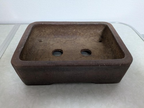 Bonsai Pot Rectangular Japanese Art Miniature Tree Container 15 x 11.3 x 4.3 cm - Picture 5 of 7