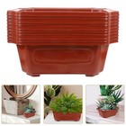 10 Pcs Ceramic Pot Bonsai Office Plastic Training Pots Large Planter Patio